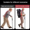 Foldable Trekking Poles, Compact Travel Walking Sticks, 1 Pack view 2