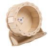 Wooden Sunflower Exercise Wheel for Hamsters and Small Animals, Quiet view 1