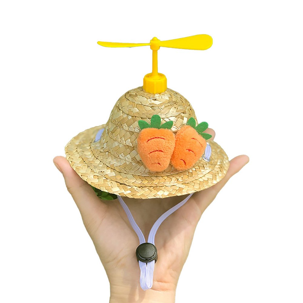 Straw Hat for Small Pets