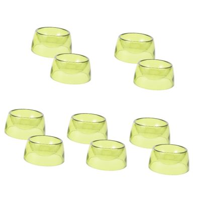 BESPORTBLE 10-Piece Hamster Food and Water Bowls, Round Non-Slip Bowls for Small Animals, Compact Weighted Bowls, Matcha