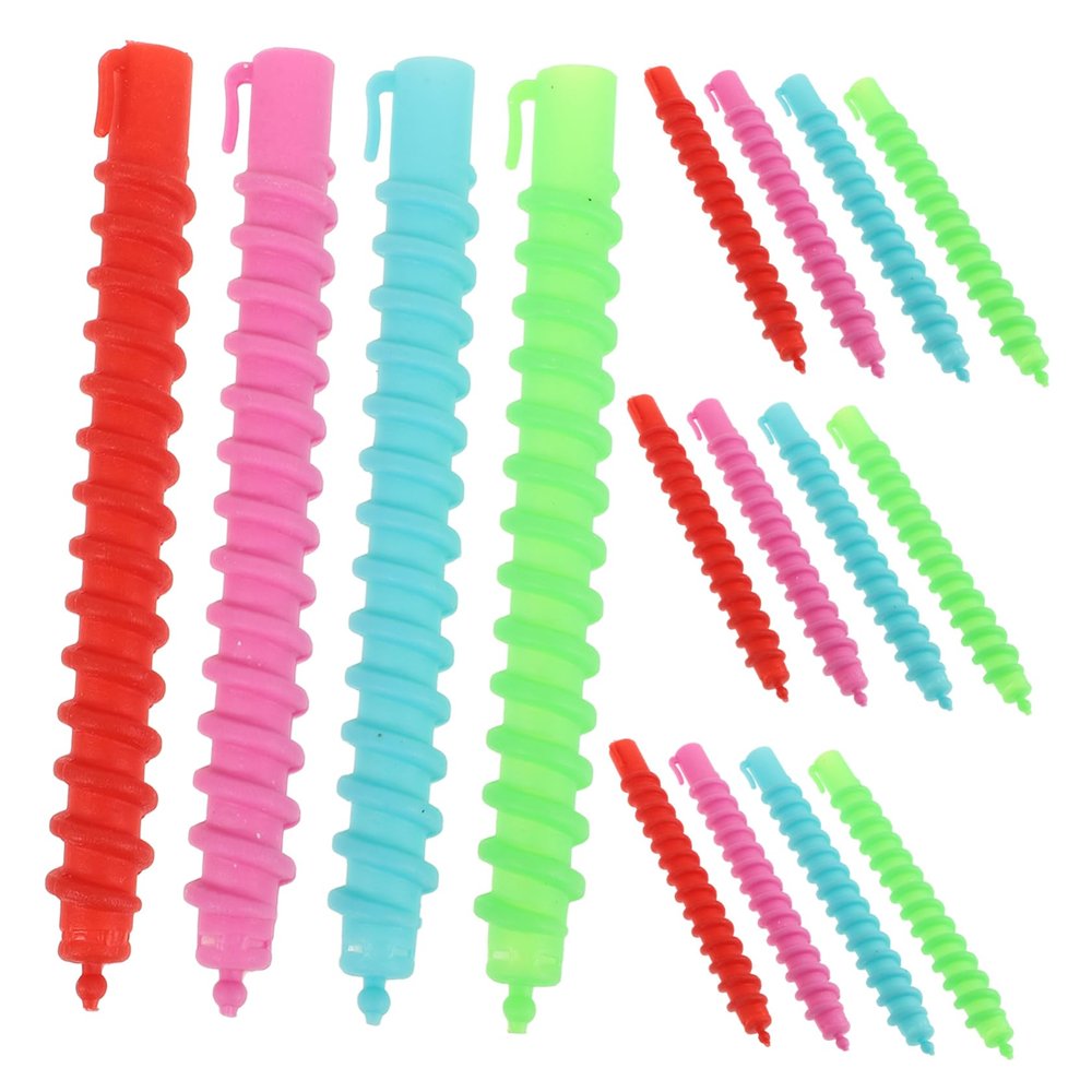 60 Plastic Spiral Perm Rods for Cold Perms