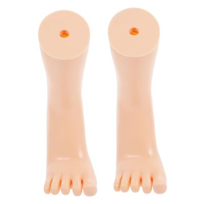 PLAFOPE Foot Mannequin Toe Sock Holder, 2-Piece Five-Toe Sock Display