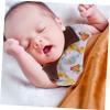 MOBUTOFU Cotton Drool Bibs with Snaps, 4-Pack view 3