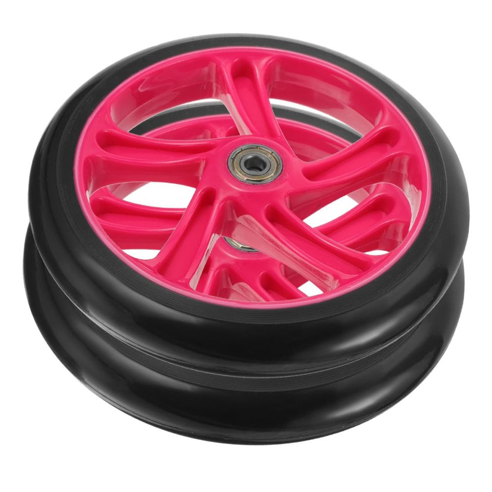 Supvox 2-Piece High-Performance PU Replacement Wheels for Skateboards, Electric Scooters, and Wheelchairs