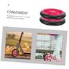 Supvox 2-Piece High-Performance PU Replacement Wheels for Skateboards, Electric Scooters, and Wheelchairs view 2