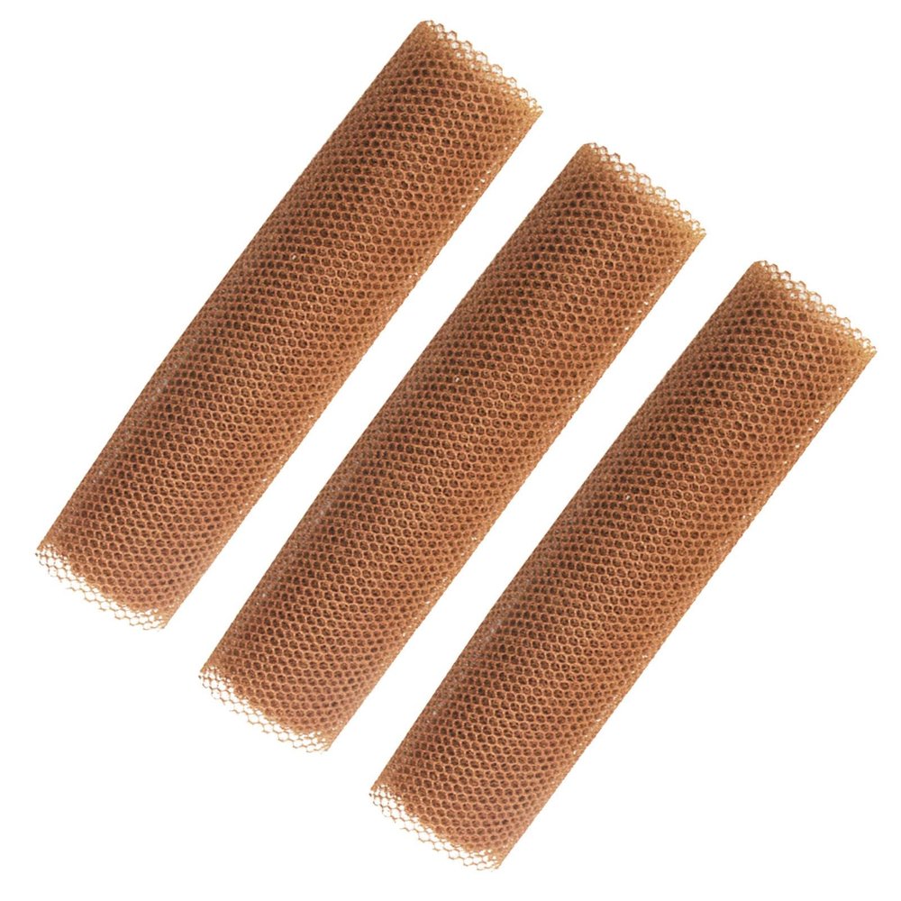 African Net Body Scrubber for Shower, 3-Pack