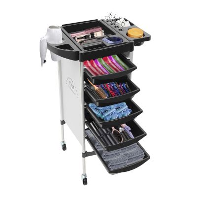 OUBUBY 6-Tier Hairdressing Salon Trolley, 36 × 85.5 cm