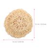 HONMEET 3-Pack Round Sisal Shower Scrubbers view 2