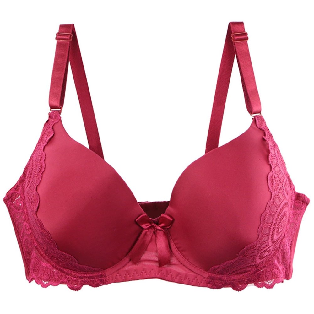 Rpporm Comfort Day Night Bra, Last Order – Women's Lace Push-Up Full-Coverage Comfort Bra for Larger Busts, Wire-Free Minimizer, Large Sizes