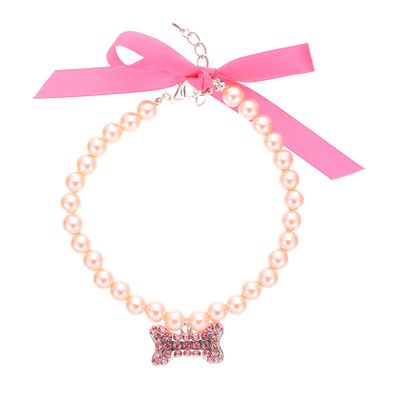 ORFOFE Pearl Collar for Cats, Puppies, and Dogs