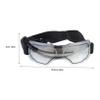 Supvox 2-Piece Pet Goggles, UV Protection, Windproof, Adjustable Dog Sunglasses for Small Dogs, Silver view 4