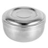 Shenruifa Silver-Tone Shaving Soap Bowl with Lid view 2
