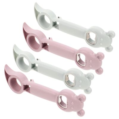4-in-1 Bottle Opener, 4-Piece Set, PP and Stainless Steel