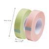 Beatifufu Breathable Eyelash Extension Tape, Nonwoven, Green, 6 Rolls view 4