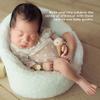 budiniao Newborn Baby Photography Prop Mini Sofa, White view 4