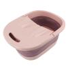 Compact PP Silicone Foot Bath Basin, Therapeutic Foot-Soaking Tub for Enhanced Well-Being (Red) view 4
