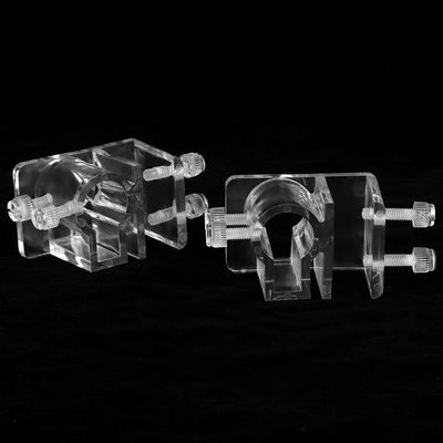shenruifa 2Pcs Acrylic Transparent Aquarium Water Pipe Clip Holder