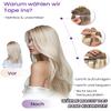 LaaVoo Invisible Tape-In Extensions, Remy Human Hair, Dark Brown #2, Straight, 80 g, 40 Pieces, 35 cm view 2