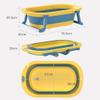 AIJUSSS Portable Pet Wash Basin, Foldable Pet Bathtub with Drain Plug for Puppies, Small Dogs and Cats view 2