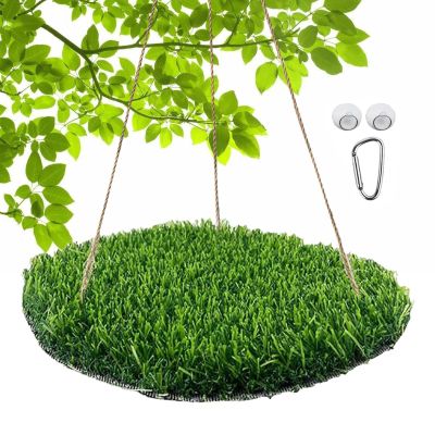 Yhsioaklo Grass Mat Swing for Birds