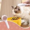 Pet Grooming Brush with Release Button view 2