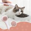 Pet Grooming Brush with Release Button view 3