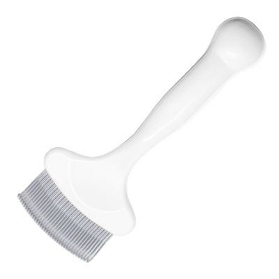 Pet Grooming Comb, Cat Brush with Soft Gel Handle