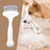 Pet Grooming Comb, Cat Brush with Soft Gel Handle view 4
