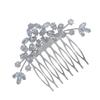 Baluue 2-Piece Rhinestone Hair Clips for Brides, Elegant Wedding Accessory with Waterfall-Shaped Cubic Zirconia Design view 1