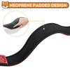 LZGOPE Reflective Dog Collar, Adjustable Neoprene Padded Nylon, Red, XL view 4
