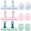 Atoden Spa Skincare Headband, Snail Face-Washing Headband, Pink/Green/Blue view 1
