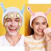 Atoden Spa Skincare Headband, Snail Face-Washing Headband, Pink/Green/Blue view 4