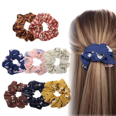 LAKJUOZ 8-Pack Scrunchies for Women, Premium Velvet and Satin Hair Ties, Solid-Color Thick Elastic Ponytail Holders