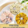 LAKJUOZ 8-Pack Scrunchies for Women, Premium Velvet and Satin Hair Ties, Solid-Color Thick Elastic Ponytail Holders view 3