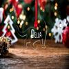 Shamsco Personalized Christmas Ornament with Cat Design view 2