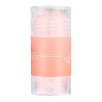 120 g Vaseline Cream for Very Dry Skin with Vitamin E and Pferdel Shea Butter – Ideal Moisturizer for Cracked Hands, Elbows, and Knees (Peach)