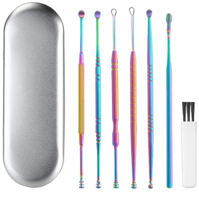 Earwax Removal Tool Kit, 6-Piece Ear Cleaning Set