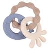 DORON & CHARLIE Teething Ring - Blue Silicone Sea Creatures - Baby Toy - 13 x 8 cm - 3+ Months view 4