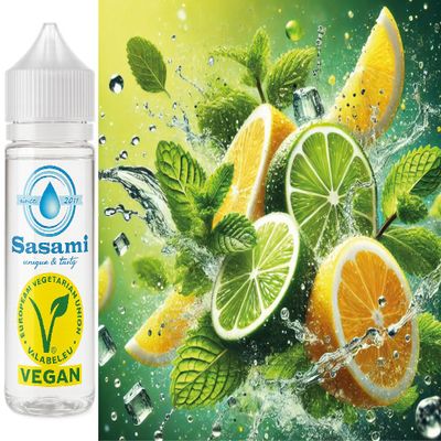 Moon Lime-Lemon-Mint Flavor Concentrate, Vegan, Sasami, 100 ml