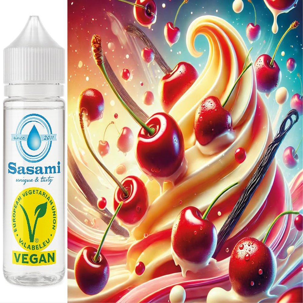 Cherry-Vanilla Flavor Concentrate – Vegan – Sasami – 10 ml