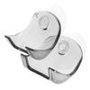 HONMEET Universal Razor Holder, 2-Piece Plastic Bathroom Organizer with Suction Cups view 1