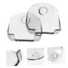 HONMEET Universal Razor Holder, 2-Piece Plastic Bathroom Organizer with Suction Cups view 3