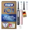 Oral-B iO Series 3 Electric Toothbrush, 2-Pack, Black/Pink view 1