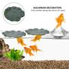 10 Pack Artificial Lotus Leaves for Aquariums view 2