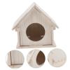 CIYODO Wooden House for Small Pets, Chinchilla Hideout and Hamster Platform view 2