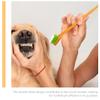 Portable Dog Toothbrush, 1 Set, Double-Headed, PP and PVC view 3