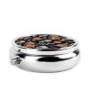 Round Mini Pill Box with Colorful Skull Design, 3 Compartments view 4