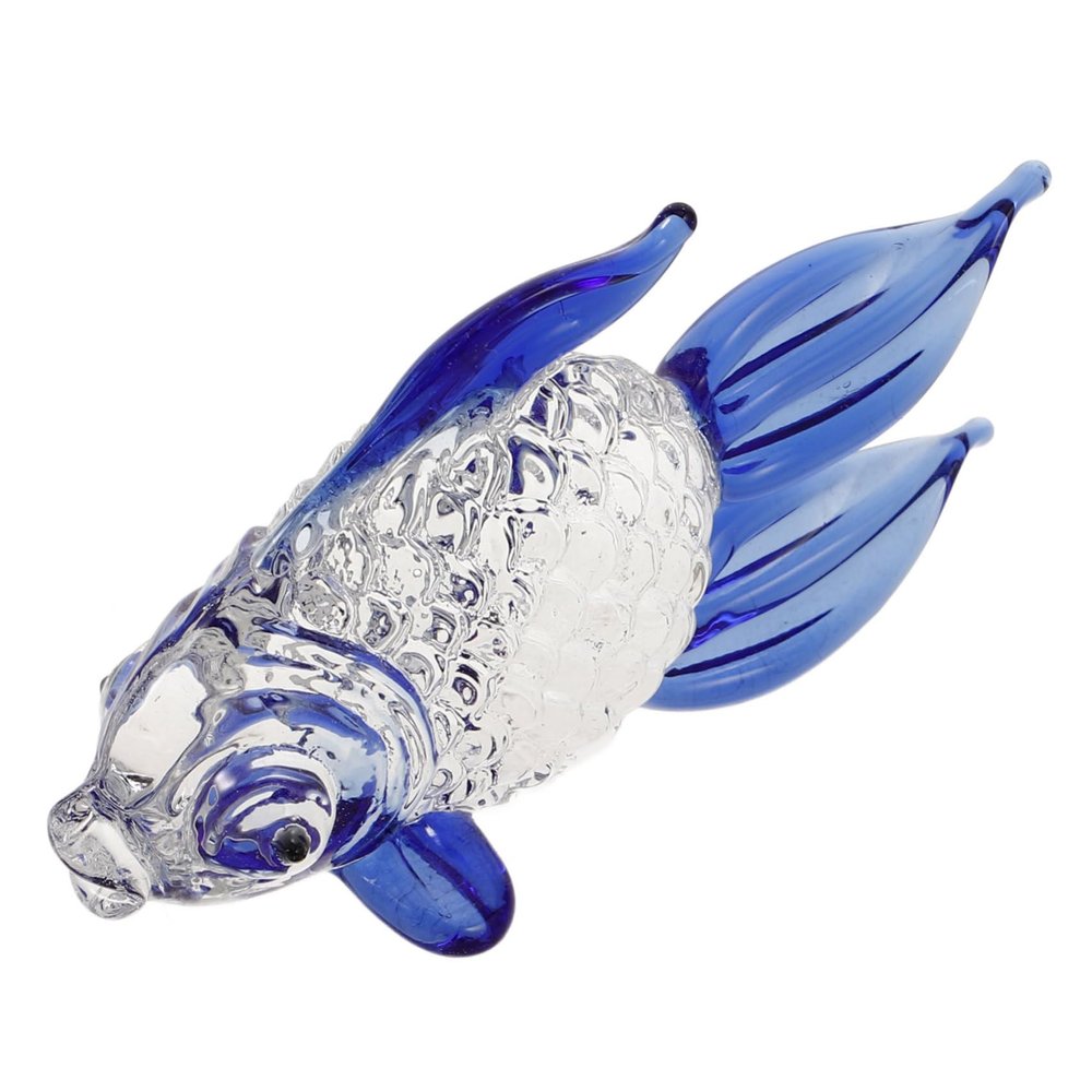 Ciieeo Glass Fish Simulation Aquarium Ornament