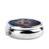 Galaxy Space Printed Mini Pill Case, Round, 3 Compartments view 4
