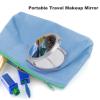 YHEGBFD Mini Travel Makeup Mirror, Glacier National Park Print, Folding Double-Sided Hand Mirror view 3